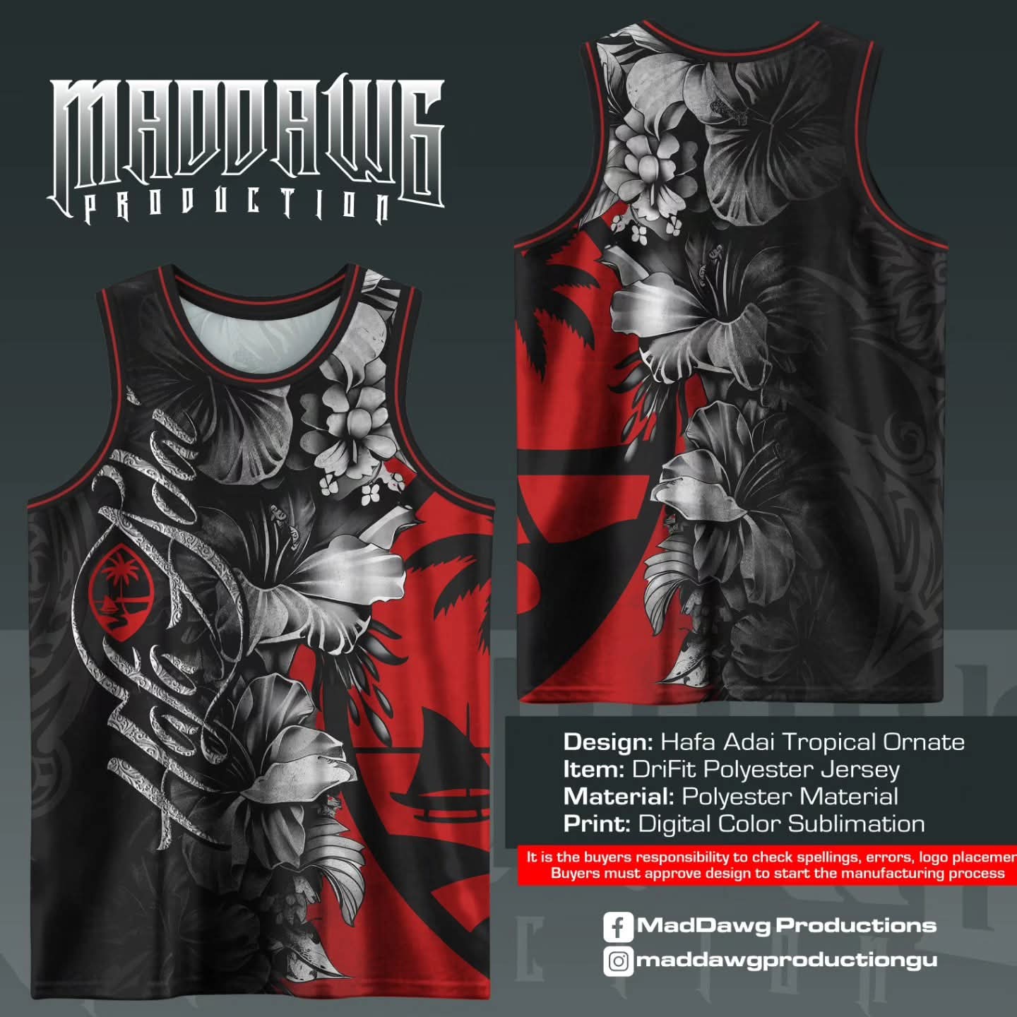 Tropical Detailed Tank Top