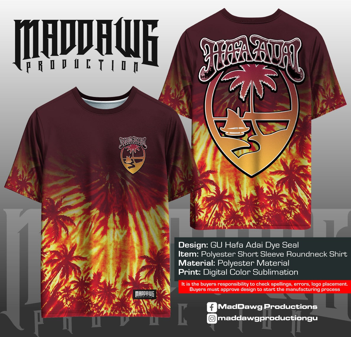 Crimson Island Sunset T-shirt