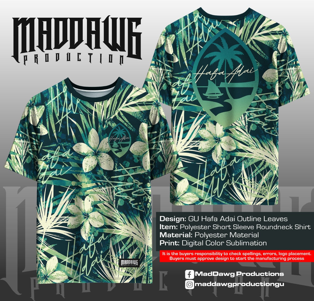 Outline Leaves T-shirt